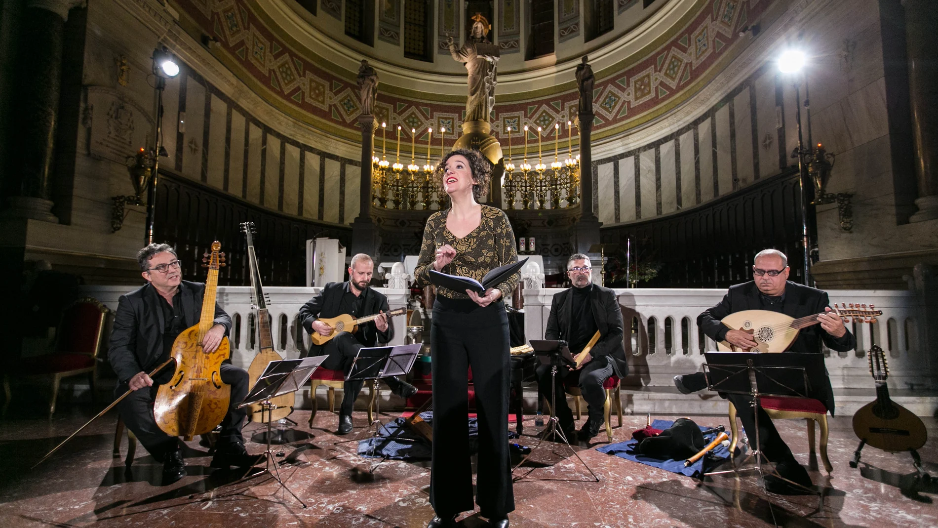 Uno de los conciertos de "Música en las iglesias", perteneciente a la Navidad de 2020