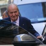 Spanish Emeritus King Juan Carlos I in Madrid. 24 October 2019.