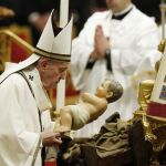 El Papa en una Misa del Gallo pasada