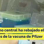 El Gobierno rebaja el número de dosis de la vacuna de Pfizer