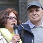 Los padres de Giulio Regeni en un acto de Amnistía Internacional en 2016 para reclamar justicia