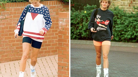 En la imagen, Lady Di con sudadera.