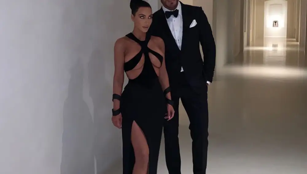 En la imagen, Kim Kardashian y Chris Appleton.