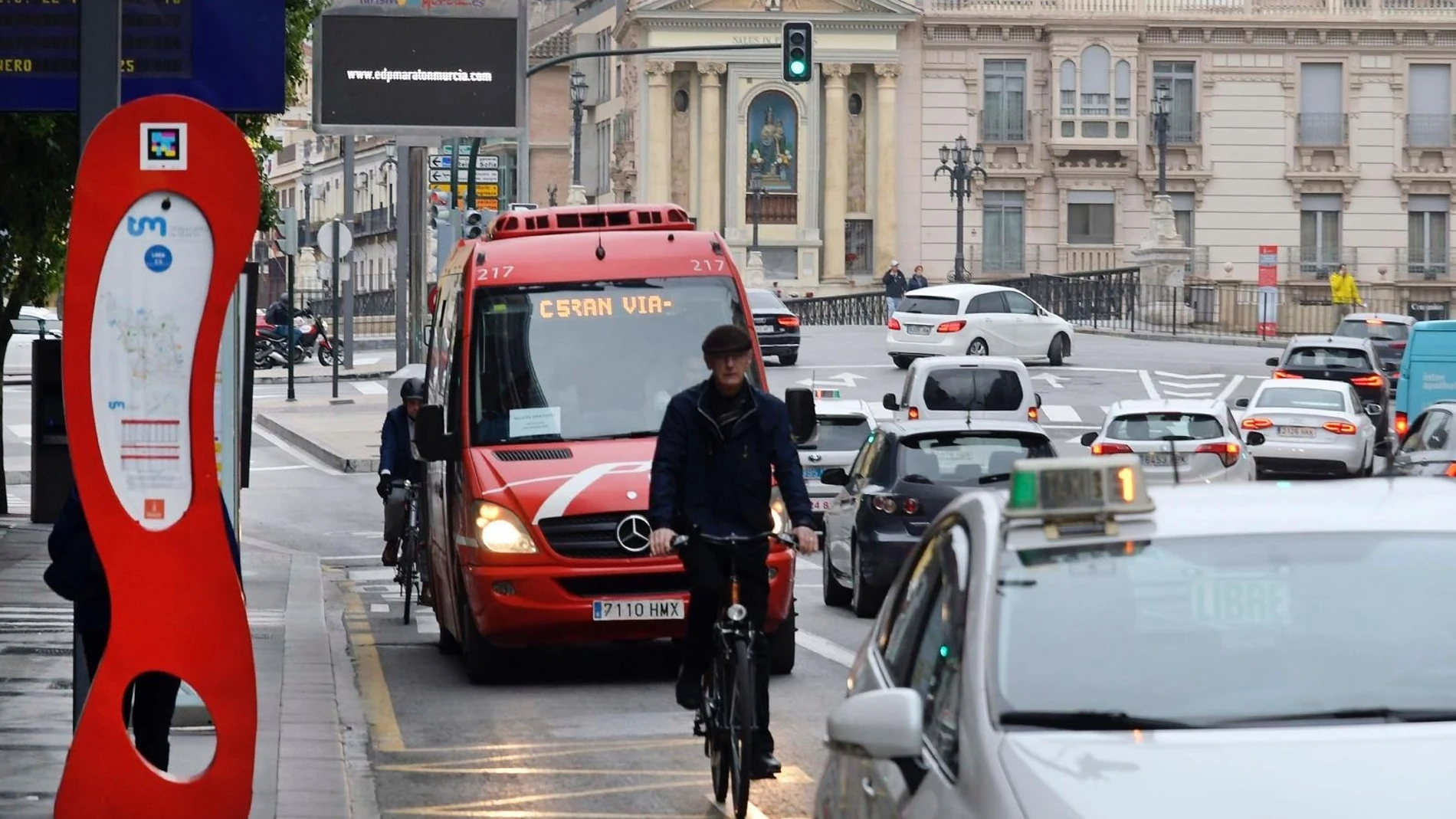 La ciudad de Murcia recibirá 20,6 millones de euros de los fondos Next Generation destinados al transporte