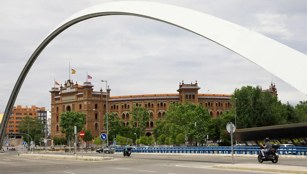 La plaza de toros de Las Ventas, cerrada desde que empezó la pandemia