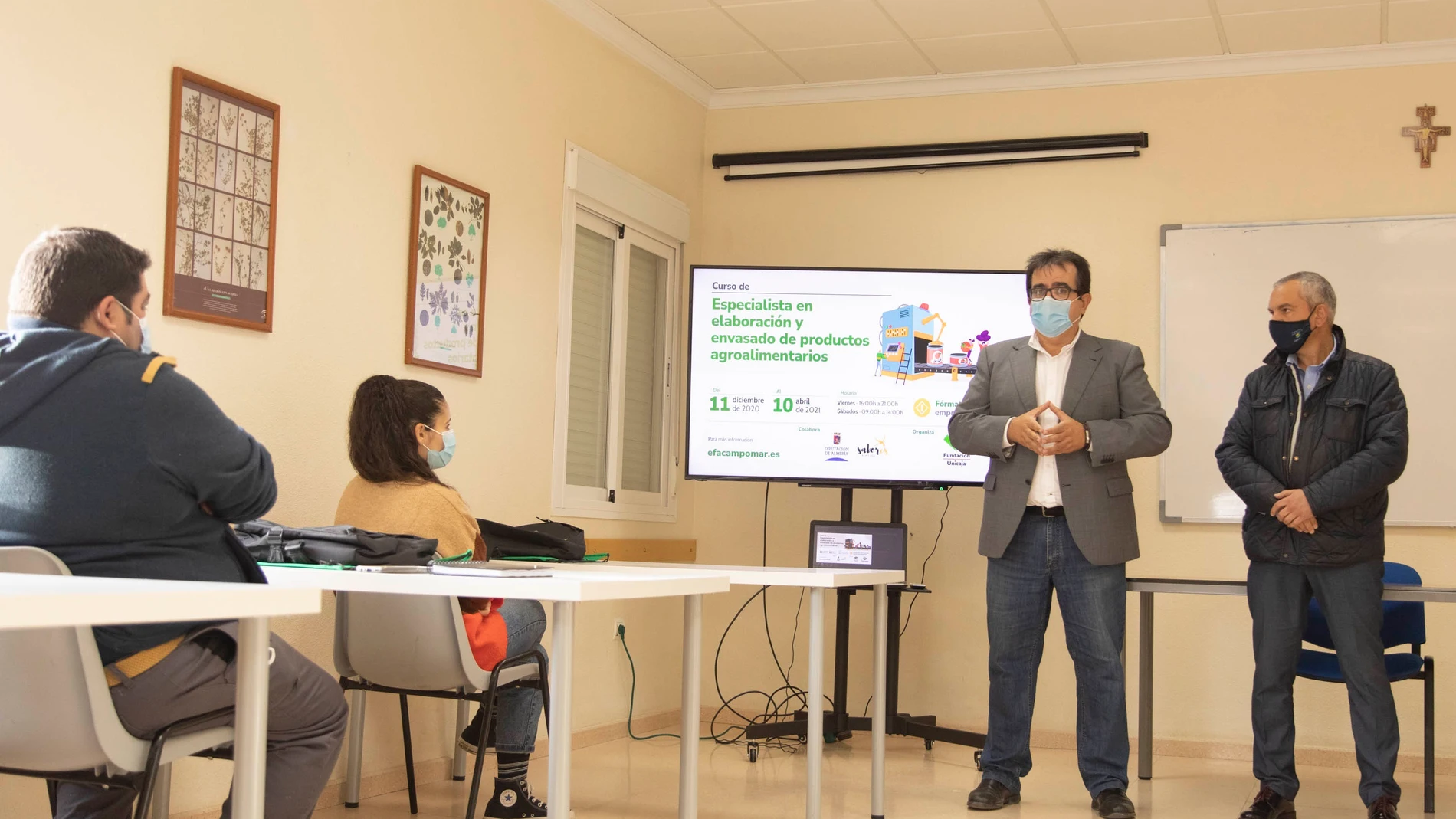 El diputado provincial de Promoción Agroalimentaria, Antonio J. Rodríguez, inauguró el curso