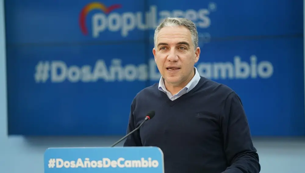 Elías Bendodo, presidente del PP de Málaga