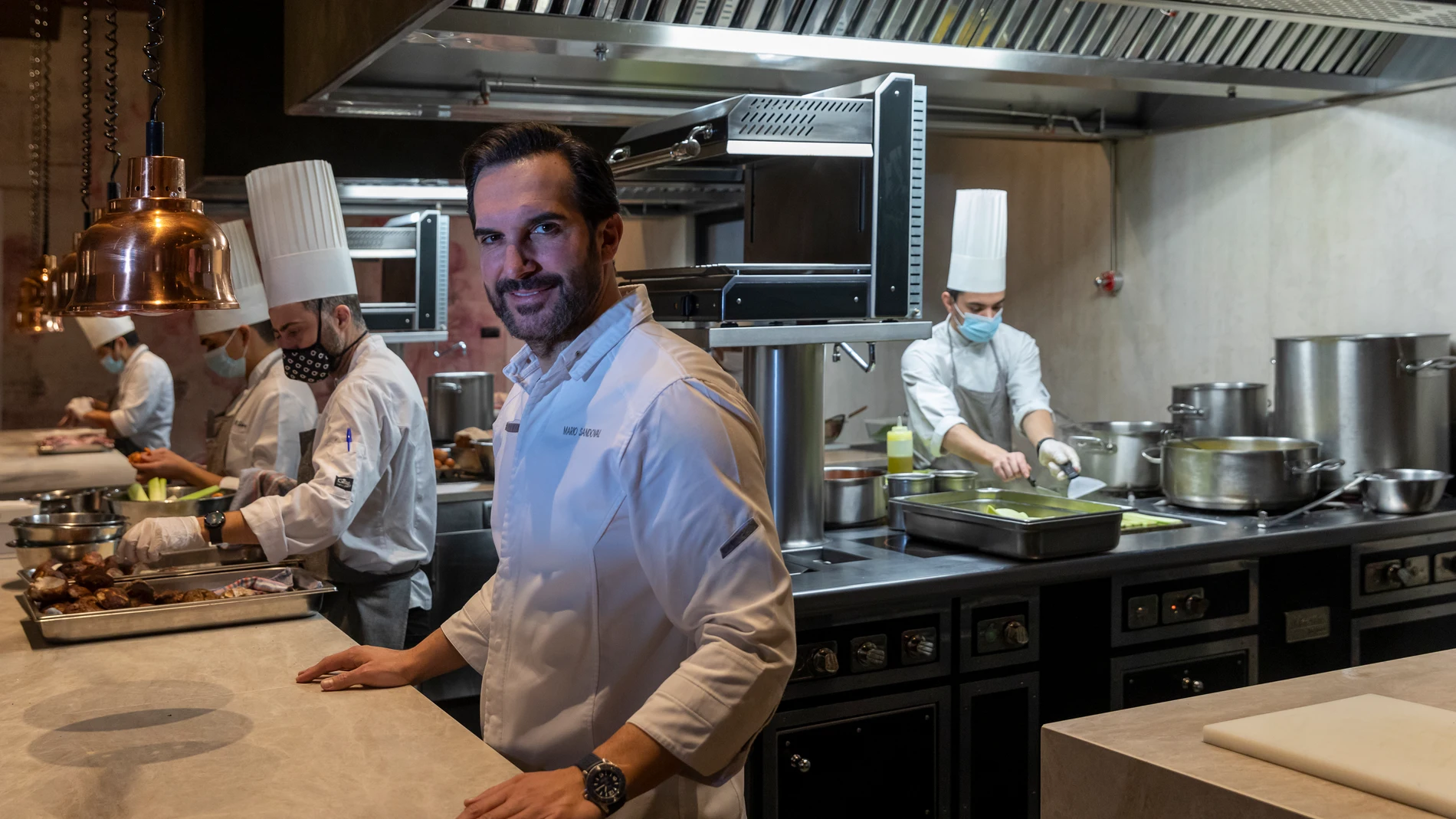 Mario Sandoval, cocinero del restaurante Coque