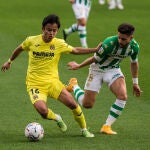 Takefusa Kubo con el Villarreal.