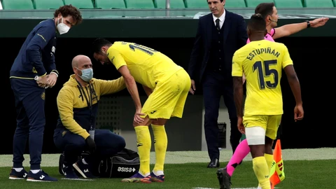 Vicente Iborra con el Villarreal.
