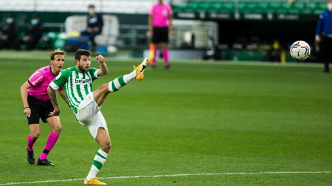El canterano Ruibal metió un gran gol de volea