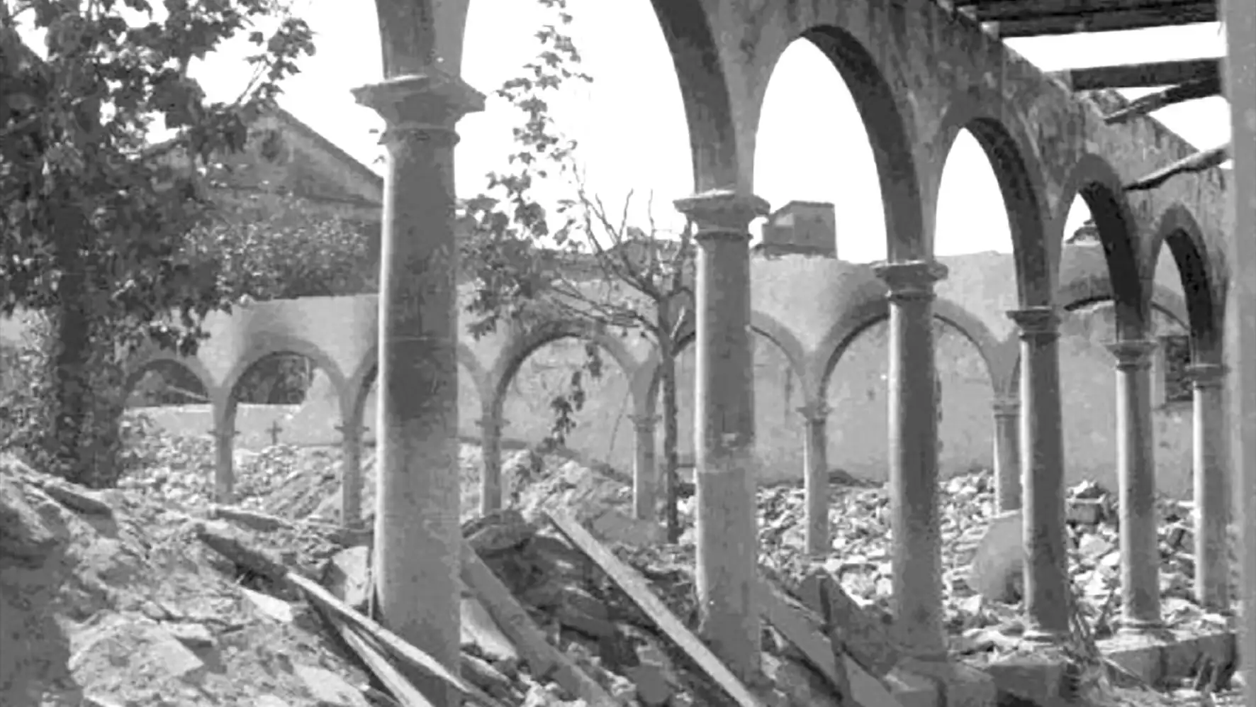 El convento de la Mercè. Incendiado y destruido