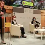 La ministra para la Transición Ecológica y el Reto Demográfico, Teresa Ribera, durante la presentación