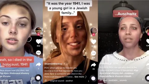 Imitar a una víctima del Holocausto nazi: el bochornoso reto de moda en TikTok