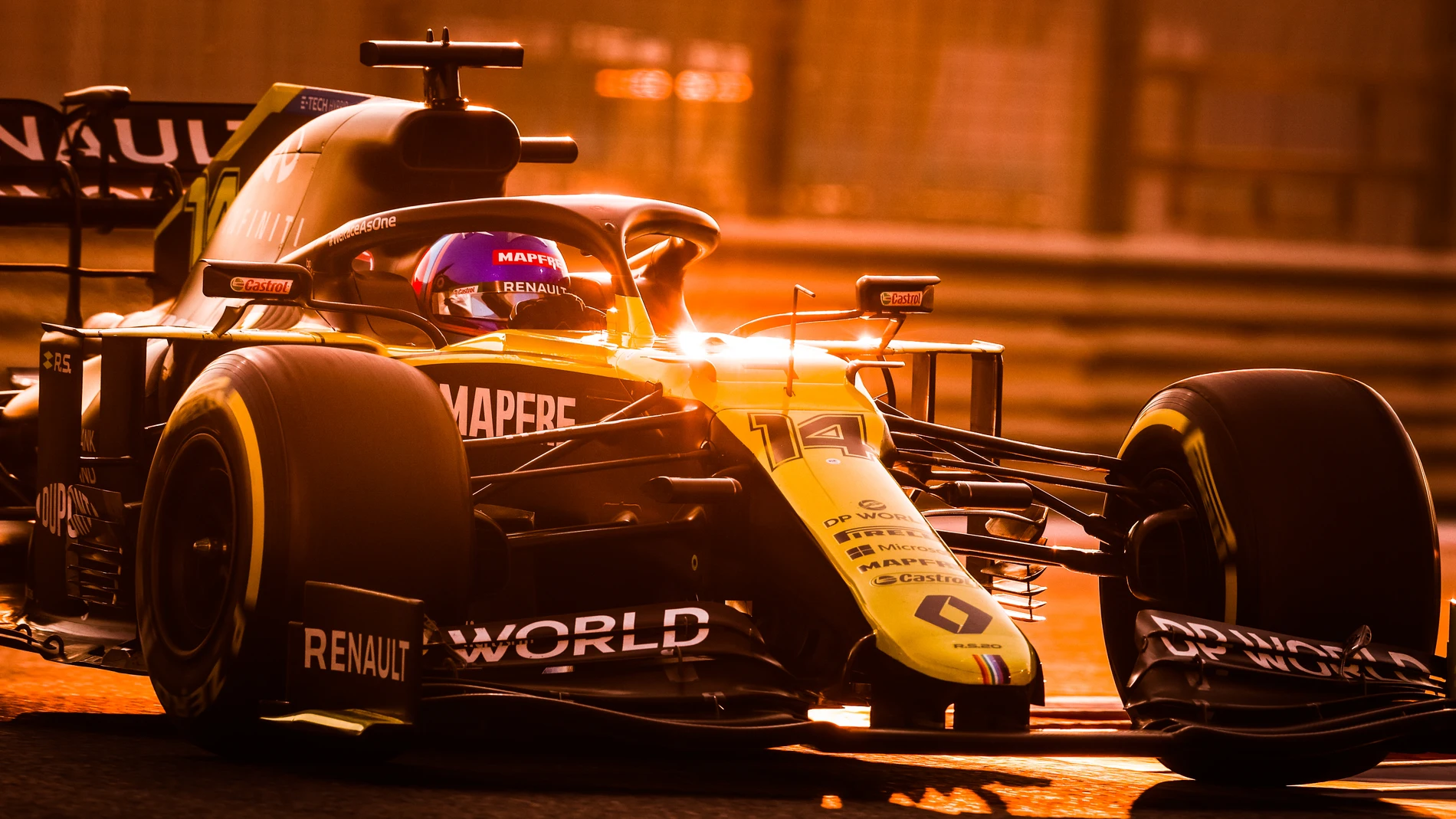 Fernando Alonso, con el Renault discover