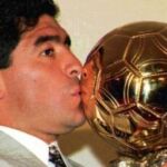 El balón de oro de Maradona