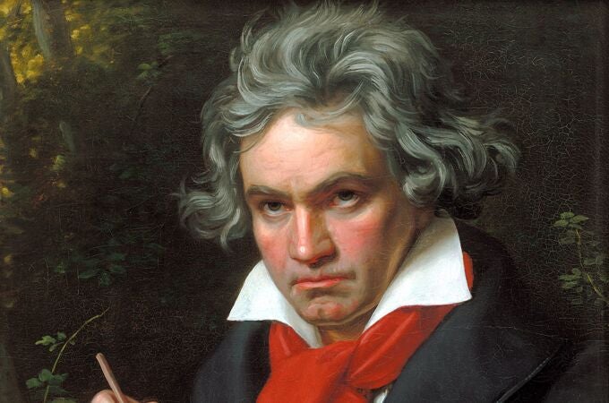 El compositor alemán Ludwig van Beethoven