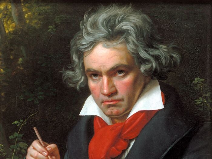 El compositor alemán Ludwig van Beethoven