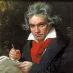 El compositor alemán Ludwig van Beethoven