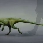 Restauración artística del Thecodontosaurus