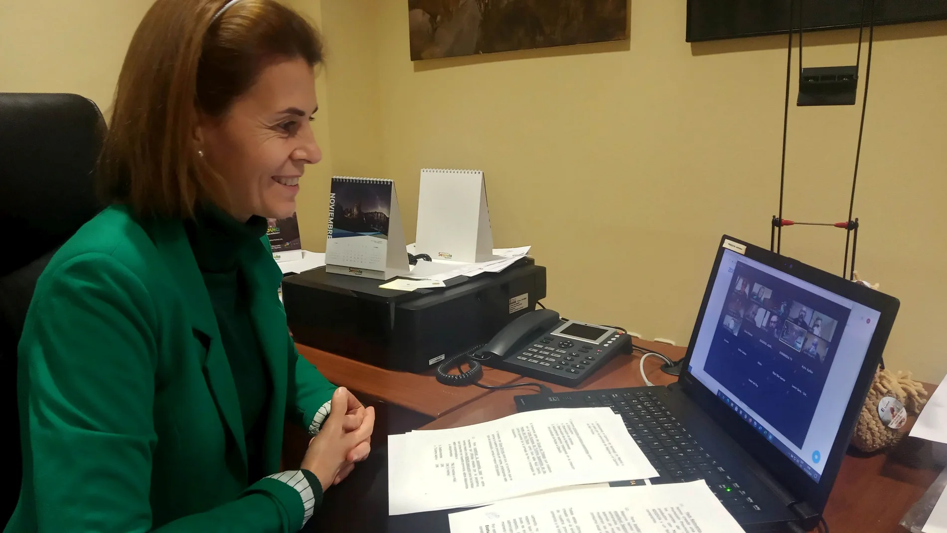 La diputada de Prodestur, Magdalena Rodríguez, durante el foro