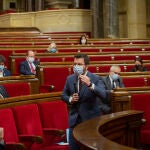 El president en funciones de la Generalitat, Pere Aragonès, será el candidato de Esquerra.