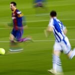 Messi, en el Barcelona-Real Sociedad