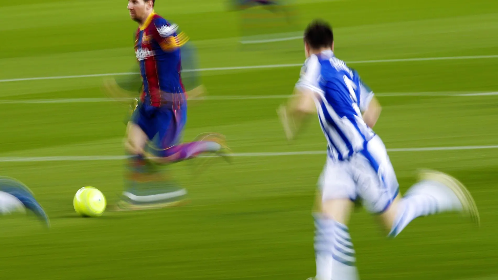 Messi, en el Barcelona-Real Sociedad