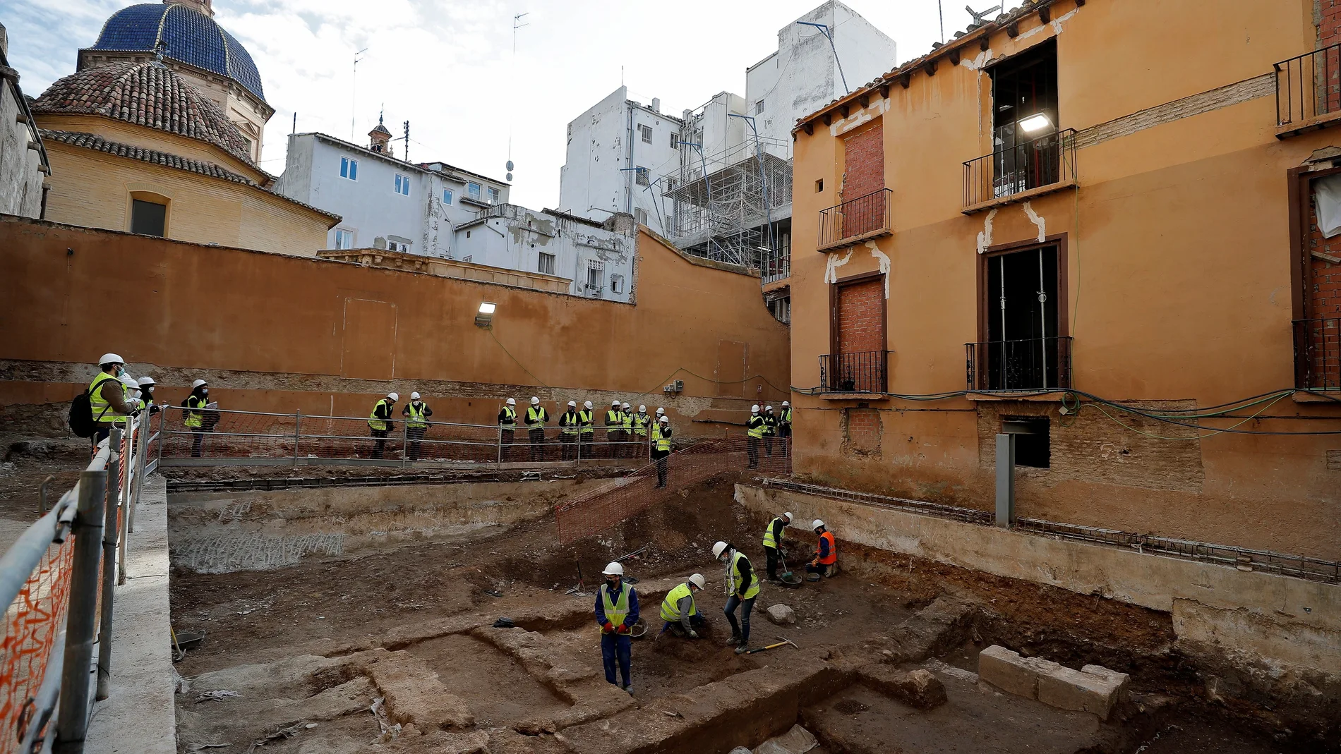 La Fundación Hortensia Herrero y el estudio ERRE detallan el estado de las obras de rehabilitación del Palacio Valeriola, sede del futuro Centro de Arte Hortensia Herrero