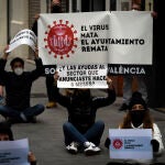 Las protestas de los hosteleros valencianos durante las últimas semanas han sido constantes