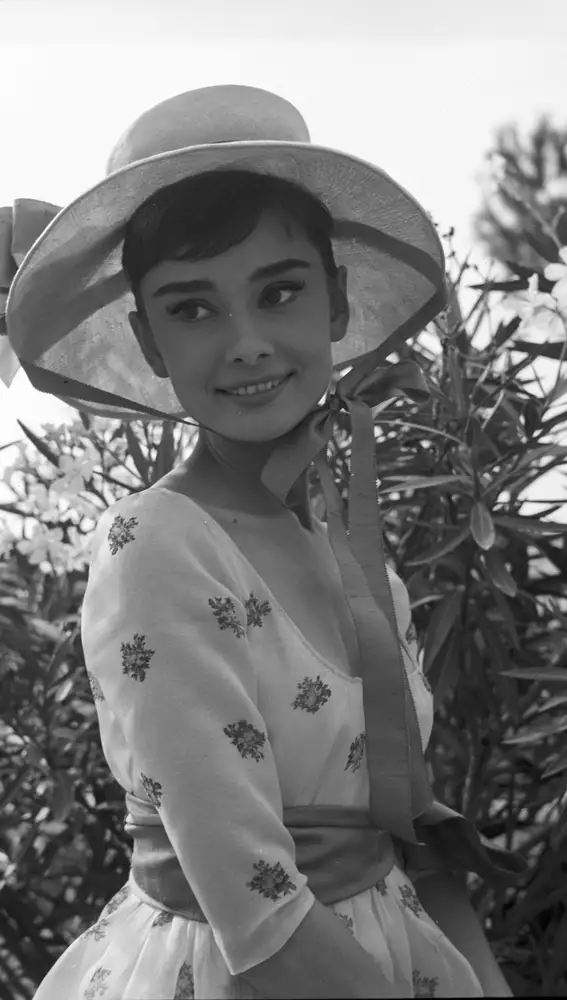 Audrey Hepburn en 1956.
