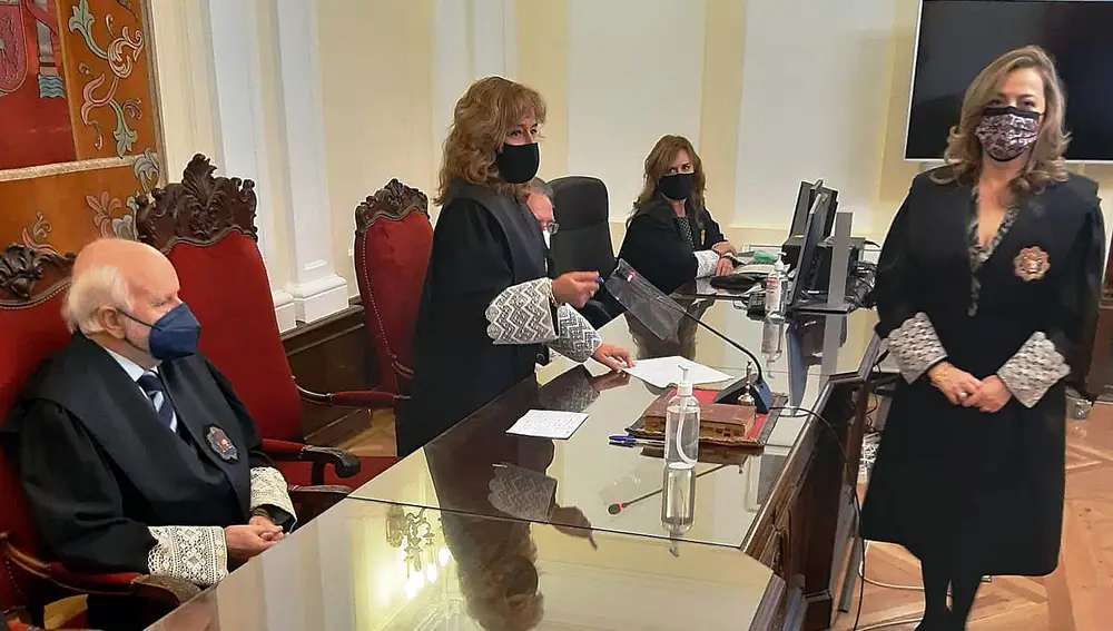 María del Mar Gutiérrez toma posesión como magistrada de la Sección Tercera de la Audiencia Provincial de León
