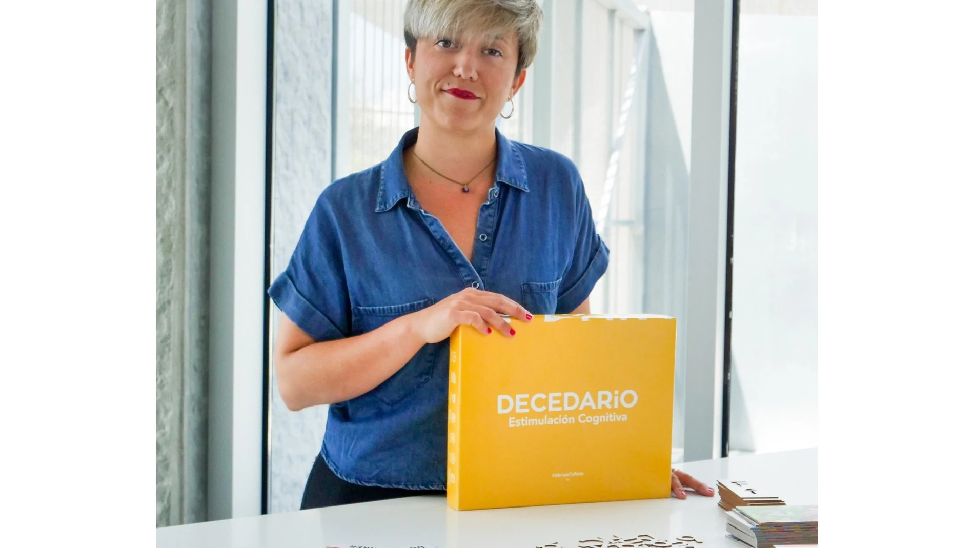 Diana Arias, creadora de Decedario, una herramienta de estimulación cognitiva para ayudar a las personas con daño cerebral.