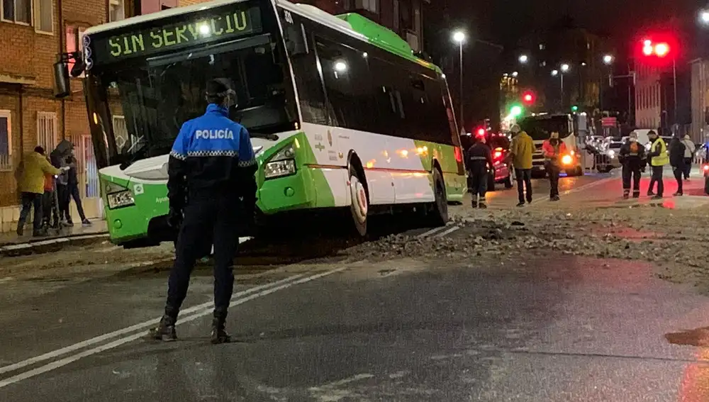 Rotura de tubería en Valladolid