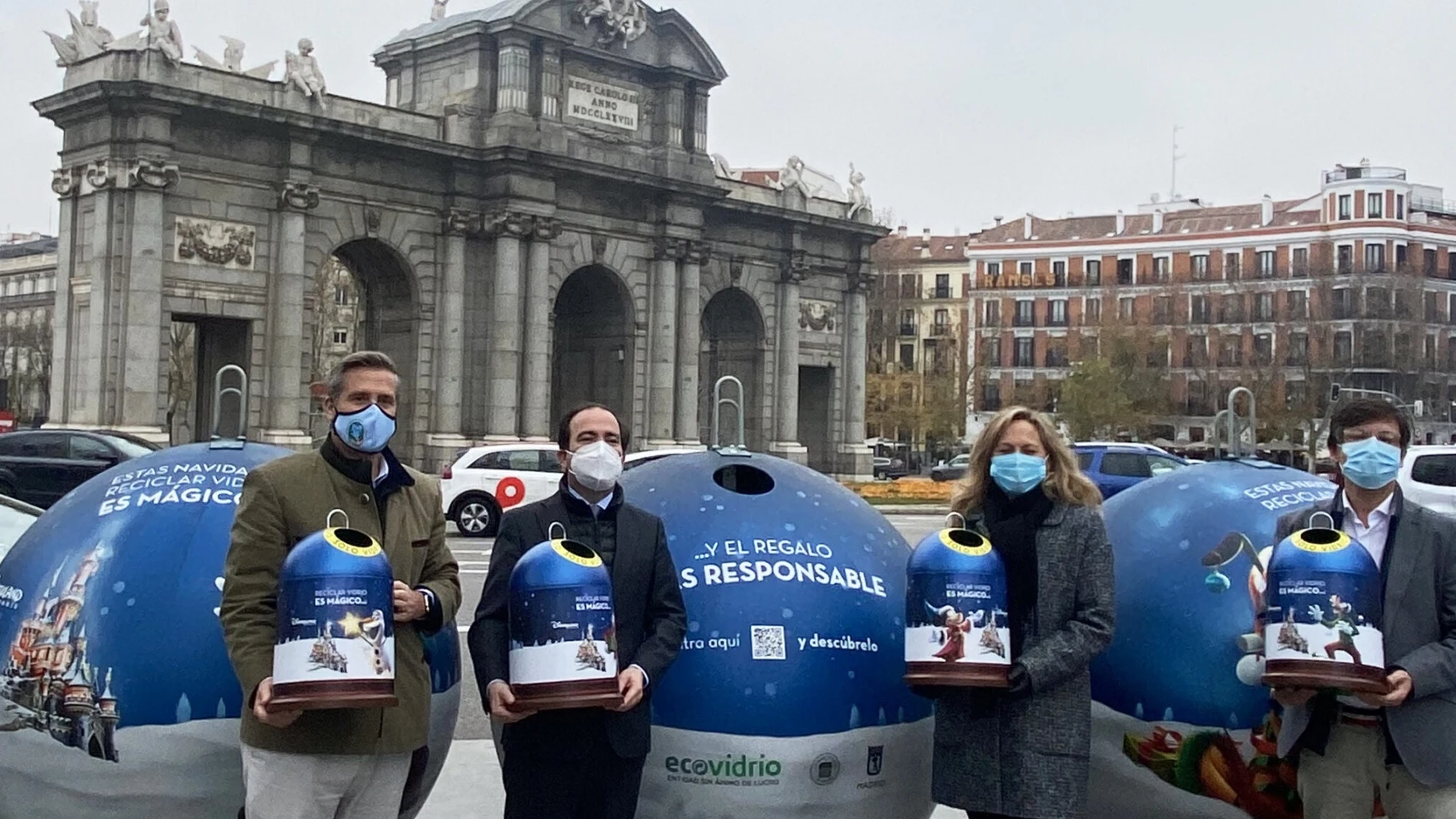 La campaña del Ayuntamiento ‘Estas navidades reciclar vidrio es mágico’.AYUNTAMIENTO DE MADRID18/12/2020