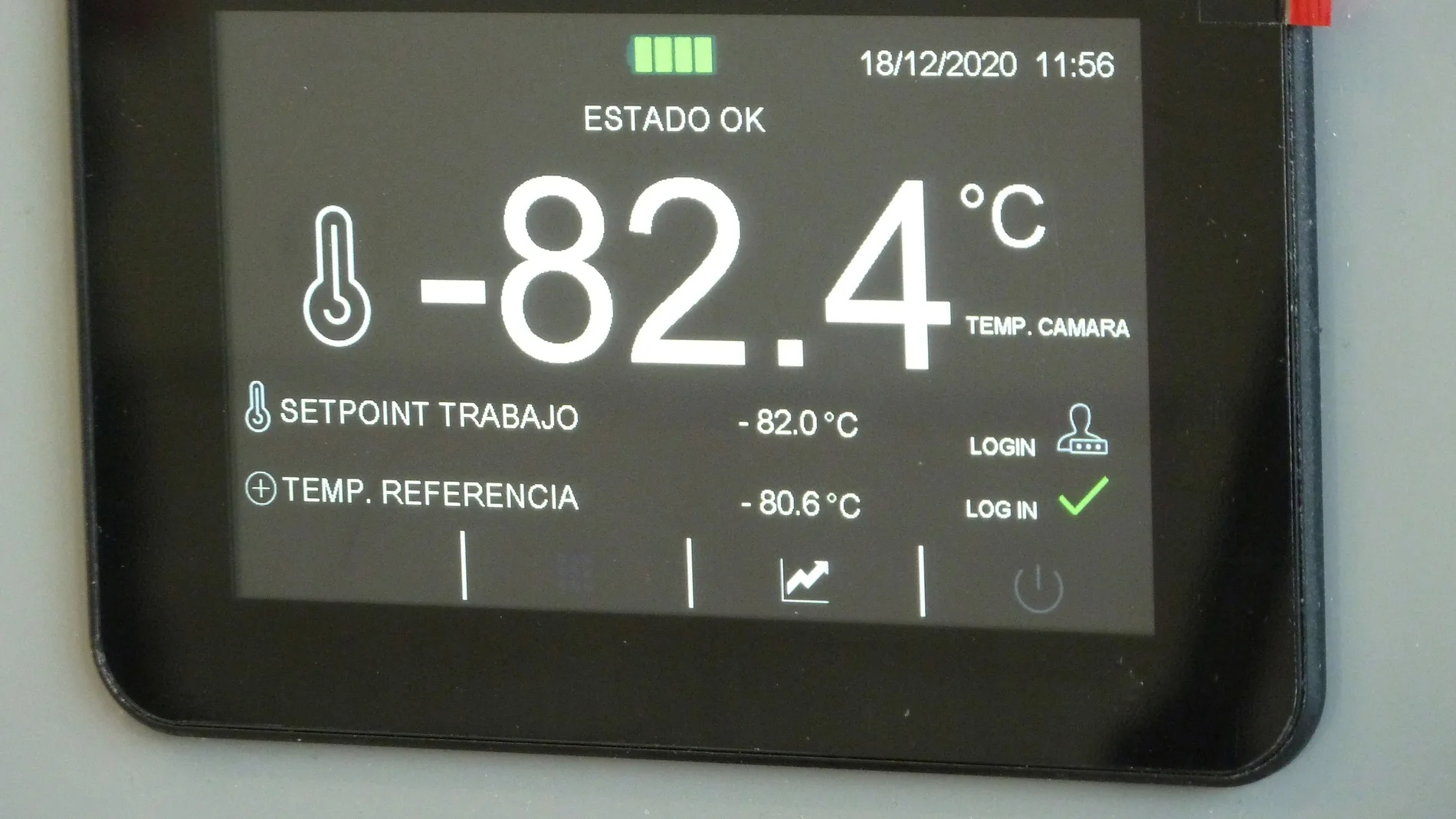 Las vacunas han de guardarse por debajo de 70 grados bajo cero