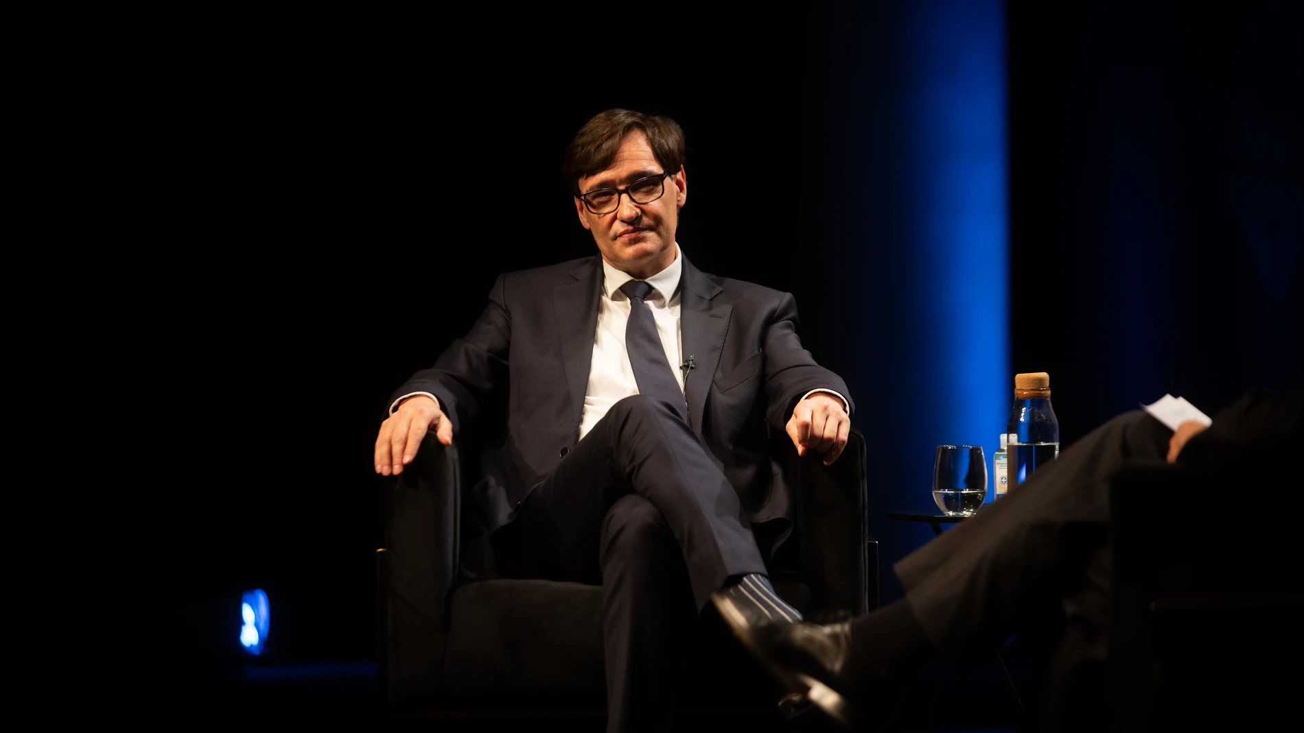 El ministro de Sanidad, Salvador Illa, durante la celebración de la 33ª edición de los Premios Pymes, en el Gran Teatro Liceo, en Barcelona