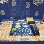 Material intervenido por la Policía Nacional