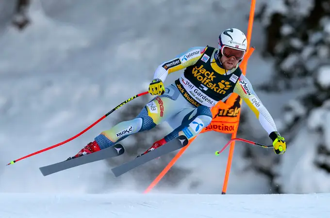 Aleksander Aamodt Kilde repite victoria y gana el descenso de Saslong en Val Gardena
