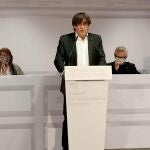 El ex presidente de la Generalitat en un acto de partido