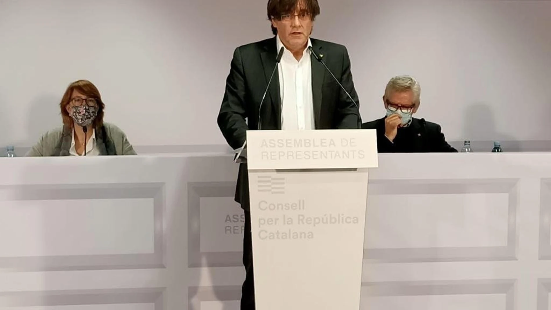 El ex presidente de la Generalitat en un acto de partido