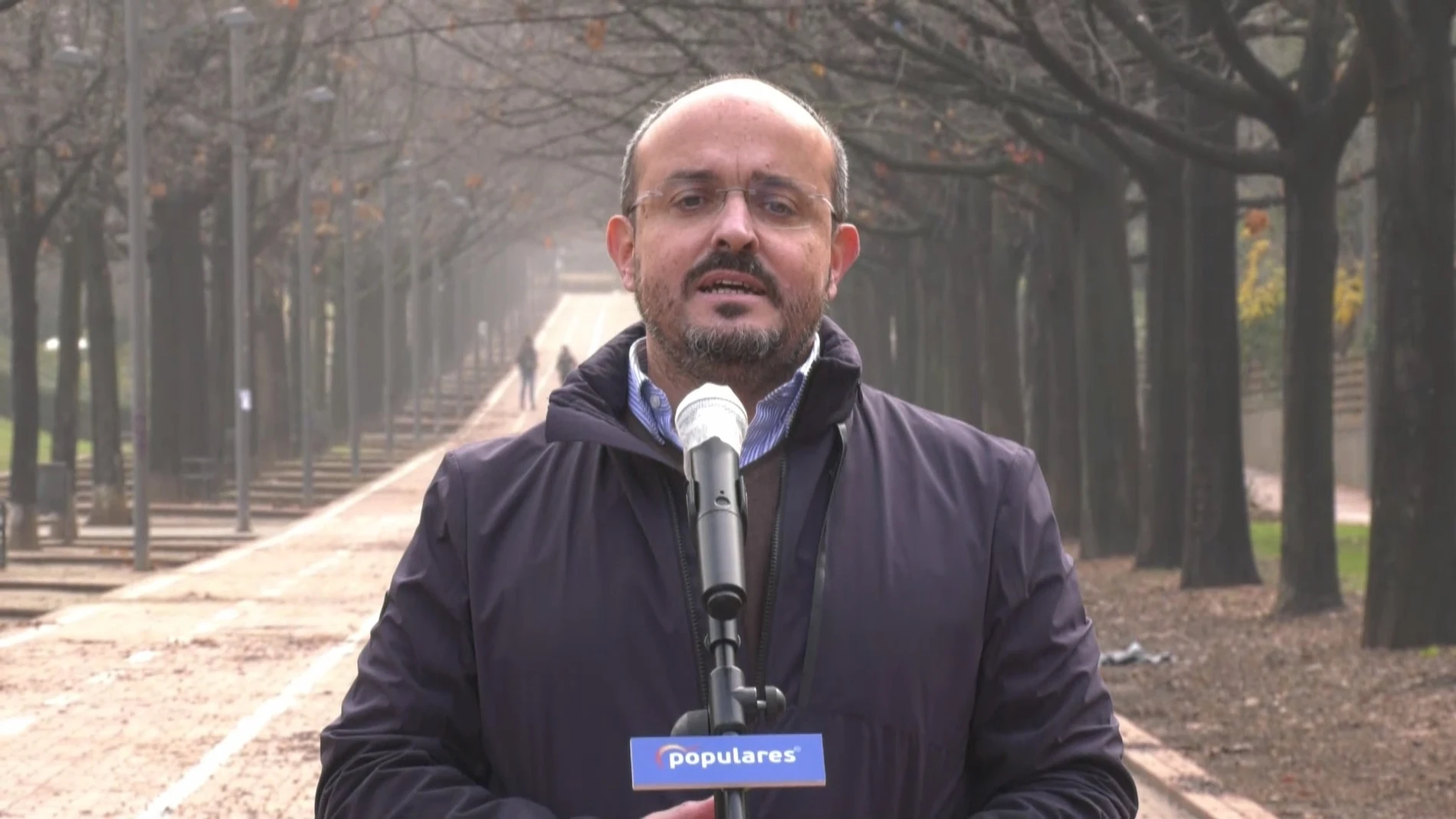 El presidente del PP catalán, Alejandro Fernández.