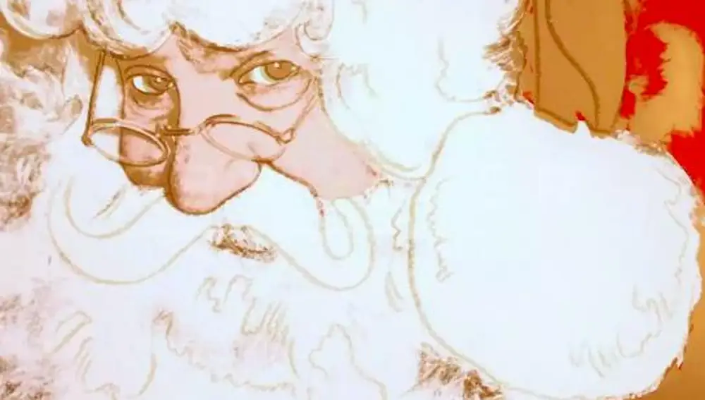 "Santa Claus", obra del artista pop Andy Warhol