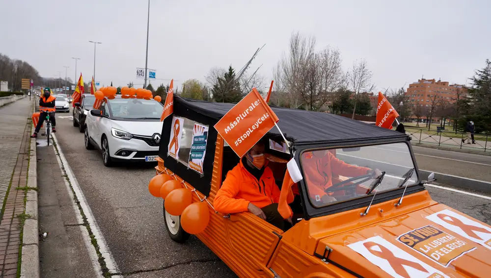 Marea naranja en Valladolid