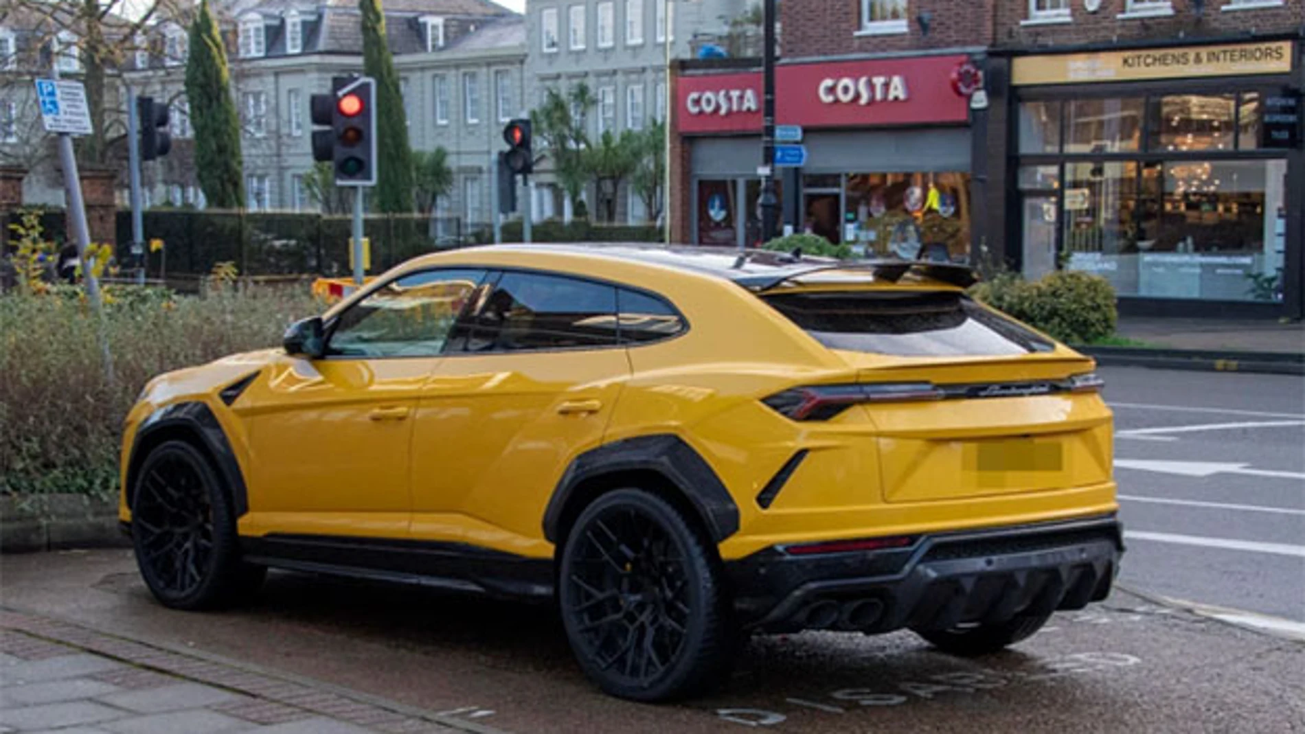 Lamborghini de Tom Cairney valorado en 240.000 euros.