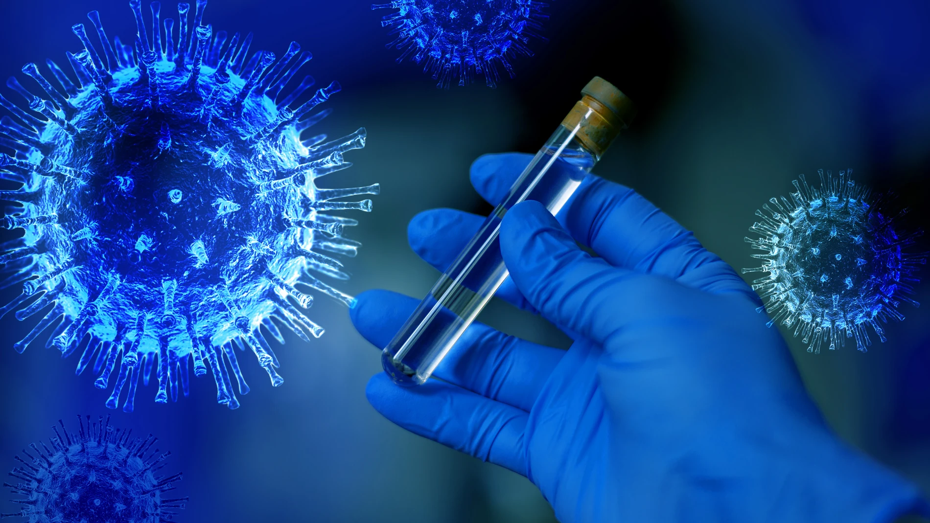 Recreación artística de un coronavirus. / Pixabay