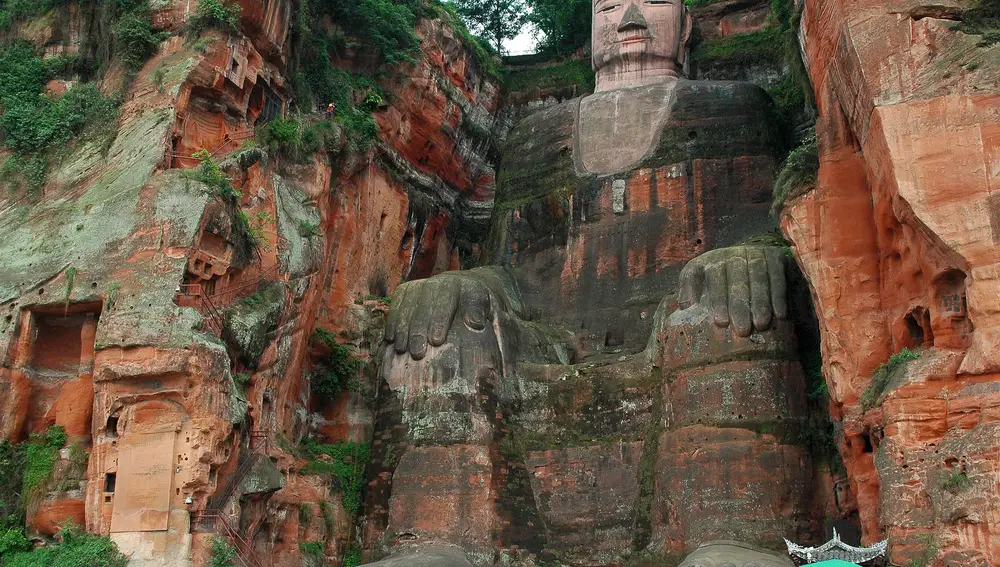 Gran Buda de Leshan, en China.