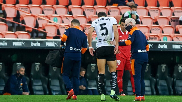 Gabriel Paulista con el Valencia.
