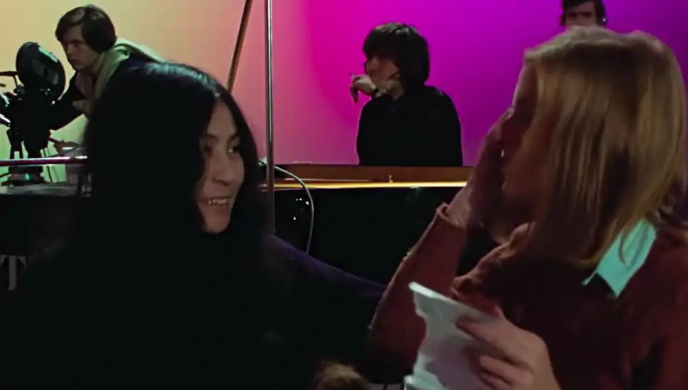 Yoko Ono y Linda McCartney