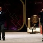 Un momento del sorteo del de la Lotería de Navidad del año pasado. EFE/J.J. Guillén